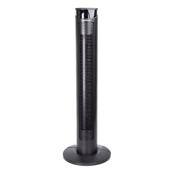 Aigostar - Tower fan 45W/230V black + remote control