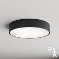 Brilagi - Ceiling light with sensor CLARE 3xE27/24W/230V d. 40 cm black