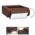 Brilagi - CROTONE LED Outdoor Wall Light, 7W, 230V, Brown, IP54