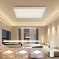 Brilagi - Dimmable LED bathroom ceiling light FRAME SMART LED/50W/230V 60x60 cm 3000-6000K IP44 white + remote control