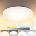 Brilagi - LED Dimmable ceiling light ESTELA LED/36W/230V 3000-6500K ø 30 cm white + remote control
