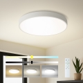Brilagi - LED Dimmable ceiling light POOL SMART LED/60W/230V 50 cm 3000-6000K Wi-Fi Tuya + remote control white