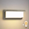 Brilagi - LED Dimmable Outdoor Wall Light BRICKY 1xE27/6W/230V 2700-6500K IP54 grey