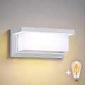 Brilagi - LED Dimmable Outdoor Wall Light BRICKY 1xE27/6W/230V 2700-6500K IP54 white
