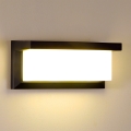 Brilagi - LED Outdoor wall light BRICKY LED/12W/230V black IP54