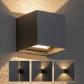 Brilagi - LED Outdoor wall light CUBE LED/6W/230V anthracite IP54
