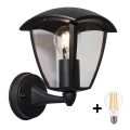 Brilagi - LED Outdoor wall light LUNA 1xE27/60W/230V IP44