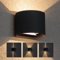 Brilagi - LED Outdoor wall light RONDO LED/6W/230V anthracite IP54