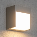 Brilagi - LED Outdoor wall light TERNI LED/12W/230V grey IP44