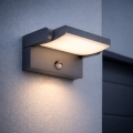Brilagi - LED Outdoor wall light with a sensor ANKLE LED/18W/230V 3000K IP65 anthracite