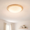 Brilagi - ORBIS Ceiling Light 1xE27/60W/230V, Ø 30 cm, Pine