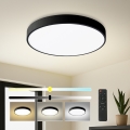 Brilagi - POOL LED Dimmable Ceiling Light 60W/230V 3000-6000K Ø 60 cm Black + Remote Control