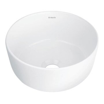 Deante CDJ_6U2S - Countertop basin JASMIN d. 28 cm ceramics/white