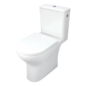 Deante CDJD6RPS - Floor-standing toilet with JASMIN seat, white ceramic