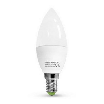 LED Bulb ECOLINE C37 E14/7W/230V 3000K - Brilagi
