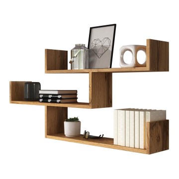 Wall shelf TRIO 55x119 cm oak wotan
